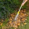 Grass rake, a perfect tool for sweeping leaves on flat ground, lawn iron claws, a farm tool, a retractable rake ruler, and a leaf rake details Picture